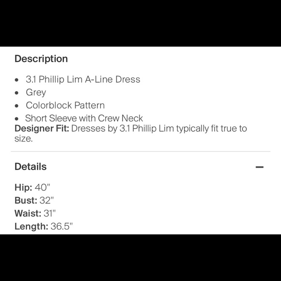 3.1 Philip Lim color block dress - Picture 4 of 4